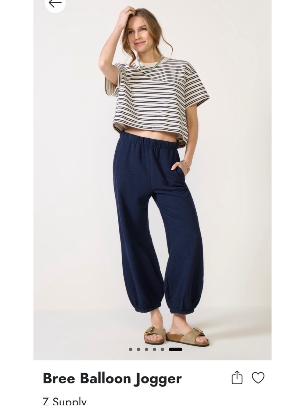 Z Supply Bree Balloon Jogger